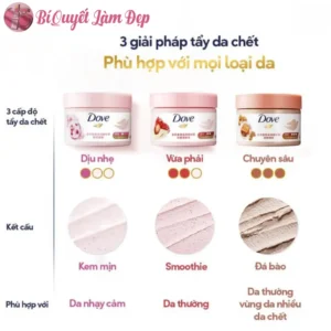 Smoothie Tẩy Da Chết Dove Hương Lựu Đỏ 298g