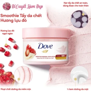 Smoothie Tẩy Da Chết Dove Hương Lựu Đỏ 298g