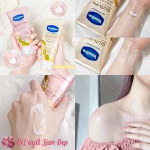 Sữa Dưỡng Thể Vaseline Healthy Bright Gluta-Hya Serum Burst Lotion